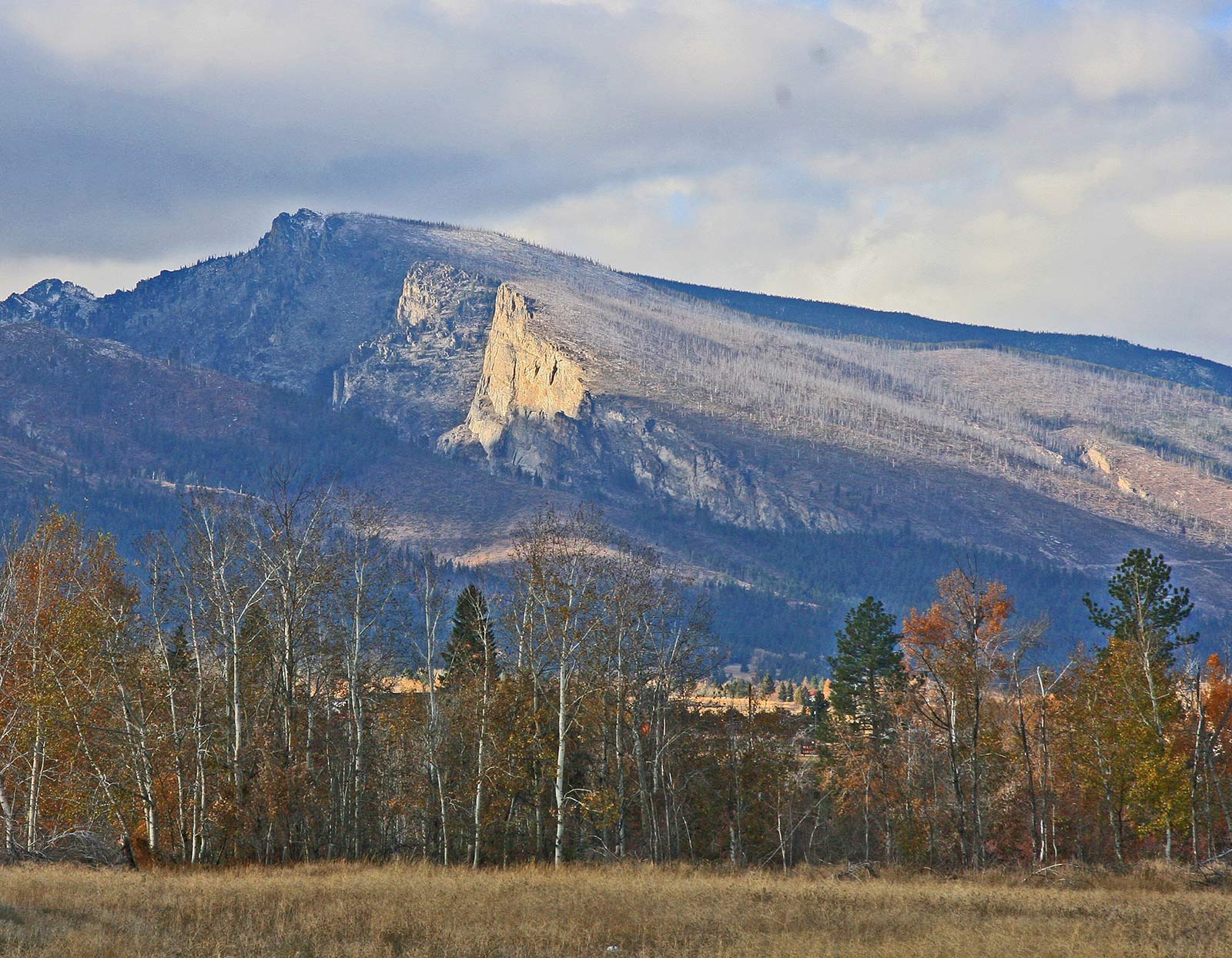 Mountains in the Bitterroot Valley along the Bitterroot Trail